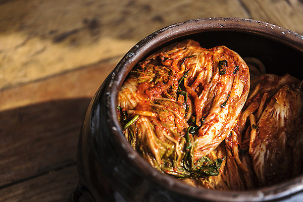 포토 JPG 한식 백그라운드 사람없음 항아리 발효 배추김치 김장 발효음식 포기김치 국내포토 음식 김치 도자기 파일형식