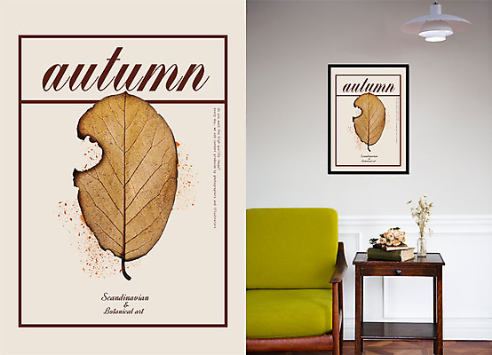 PSD 액자 낙엽 일러스트 탁자 북유럽스타일 사람없음 소파 가을 감성 북유럽인테리어 보테니컬아트 국내일러스트 계절 가구 컨셉 잎 의자 스타일 파일형식