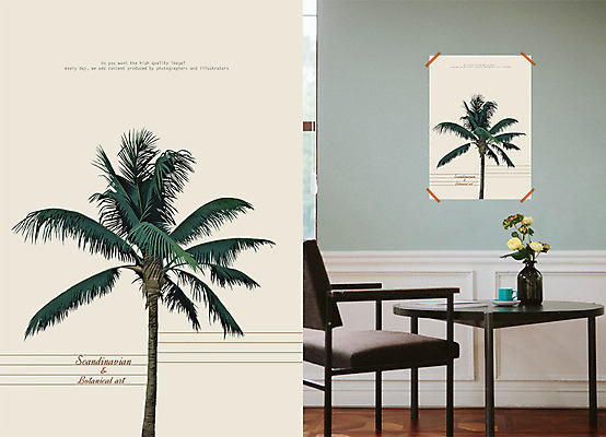 PSD 포스터 액자 의자 일러스트 탁자 북유럽스타일 사람없음 야자수 꽃병 감성 북유럽인테리어 보테니컬아트 트로피컬아트 국내일러스트 나무 꽃 가구 컨셉 그림 스타일 파일형식