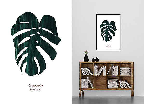 PSD 액자 일러스트 책장 북유럽스타일 사람없음 꽃병 감성 몬스테라 북유럽인테리어 보테니컬아트 국내일러스트 식물 꽃 가구 컨셉 스타일 파일형식