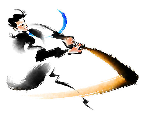 PSD 남자 일러스트 캘리그라피 한명 정장 상반신 성인 야구 야구방망이 비즈니스맨 역동적 국내일러스트 1 옷 컨셉 비즈니스 사람 구기 야구용품 직장인 파일형식