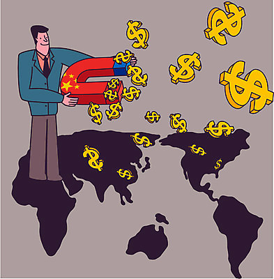 전신 남자 세계지도 지도 일러스트 한명 서기 들기 성인 경제 달러 중국 비즈니스맨 화폐기호 오성홍기 무역 U자형자석 국내일러스트 AI파일 1 기호 산업 아시아 돈 비즈니스 모션 사람 세계 직장인 국기 화폐 자석 파일형식 벡터