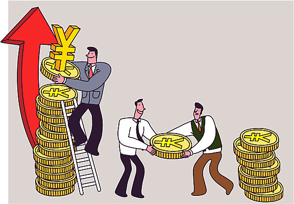 전신 남자 화살표 일러스트 사다리 협력 들기 성인 세명 경제 중국 성장 비즈니스맨 화폐기호 동전탑 파트너십 위안화 국내일러스트 AI파일 기호 아시아 돈 비즈니스 모션 사람 쌓기 동전 도구 직장인 화폐 파일형식 벡터