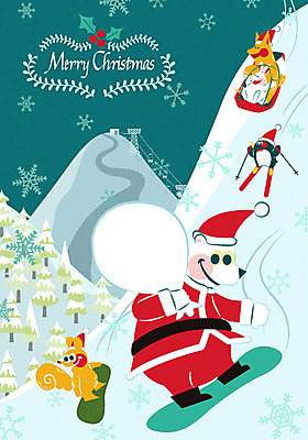 크리스마스 겨울 여러마리 일러스트 곰 산타옷 스키 사람없음 토끼 스노우보드 눈송이 보따리 펭귄 다람쥐 썰매 여우 국내일러스트 AI파일 동물 옷 계절 기념일 다수 포유류 조류 겨울스포츠 눈_날씨 반려동물 보드_스포츠 설치류 파일형식 벡터