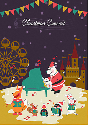 악기 크리스마스 겨울 여러마리 일러스트 곰 사람없음 토끼 성 건반 피아노 펭귄 다람쥐 여우 대관람차 합창 가랜드 국내일러스트 AI파일 동물 건축물 계절 기념일 음악 다수 노래 포유류 조류 반려동물 건반악기 놀이기구 설치류 파티용품 파일형식 벡터