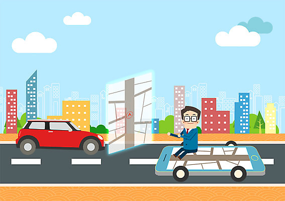 PSD 남자 일러스트 자동차 정보기술 한명 스마트폰 운전 IT라이프 네비게이션 국내일러스트 1 라이프스타일 육상교통 모션 기술 사람 핸드폰 스마트기기 파일형식