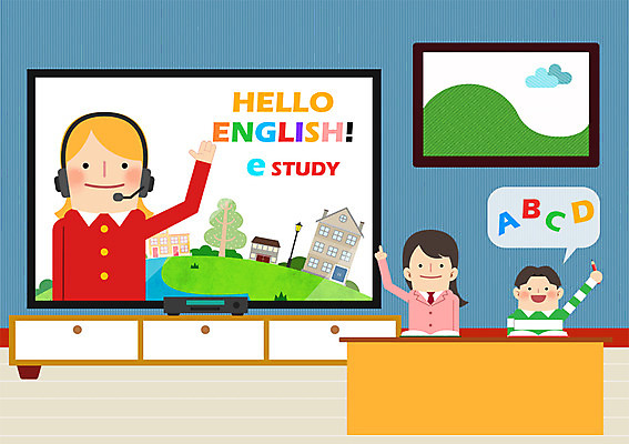 PSD 알파벳 영어 여자 남자 어린이 일러스트 청소년 정보기술 영어교육 세명 텔레비전 원어민 IT라이프 국내일러스트 문자 라이프스타일 교육 기술 사람 전자제품 영어교사 파일형식