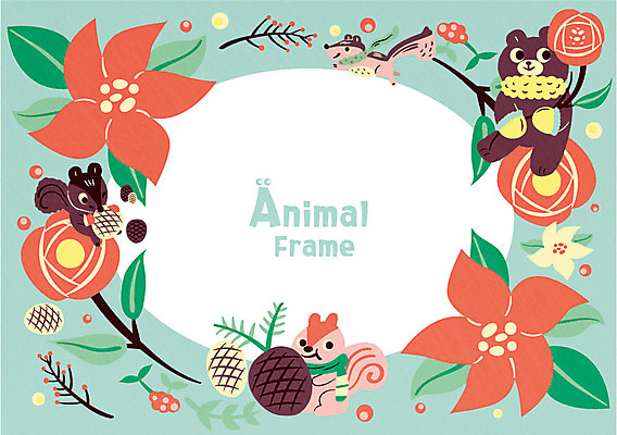 열매 꽃 백그라운드 겨울 여러마리 일러스트 곰 프레임 사람없음 목도리 다람쥐 도토리 프레임일러스트 겨울배경 국내일러스트 AI파일 식물 동물 잡화 계절 다수 포유류 견과류 설치류 파일형식 벡터