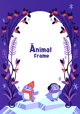 모자 열매 백그라운드 두마리 겨울 일러스트 프레임 사람없음 얼음 목도리 눈송이 펭귄 프레임일러스트 겨울배경 국내일러스트 AI파일 자연요소 식물 잡화 계절 2 조류 눈_날씨 파일형식 벡터