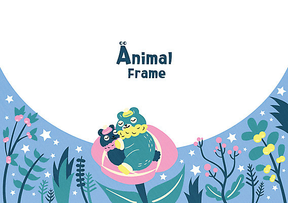 열매 꽃 별 백그라운드 두마리 겨울 일러스트 곰 프레임 사람없음 잠 아기곰 프레임일러스트 겨울배경 국내일러스트 AI파일 자연요소 식물 동물 계절 새끼 2 포유류 파일형식 벡터