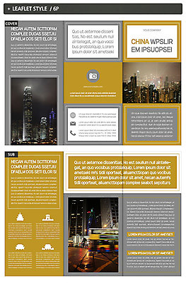 템플릿 표지디자인 표지 ZIP 내지 리플렛 3단접지 버스 빌딩 팜플렛 사람없음 중국 도시 인디자인 INDD 이미지템플릿 아시아 육상교통 대중교통 건물 파일형식