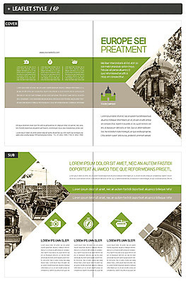 템플릿 유럽 ZIP 리플렛 사람없음 성 인디자인 INDD 이미지템플릿 건축물 나라 파일형식