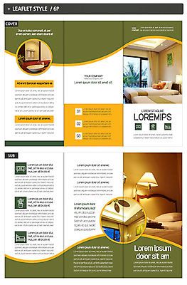 템플릿 표지디자인 표지 ZIP 내지 리플렛 3단접지 팜플렛 사람없음 인테리어 방 인디자인 INDD 이미지템플릿 디자인 파일형식