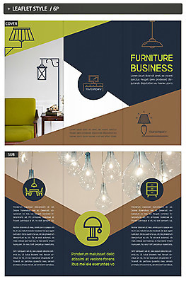 템플릿 표지디자인 표지 ZIP 내지 리플렛 3단접지 전등 팜플렛 사람없음 인테리어 인디자인 INDD 이미지템플릿 디자인 조명 파일형식
