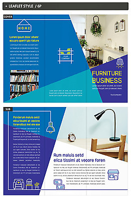 템플릿 표지디자인 표지 ZIP 내지 리플렛 3단접지 조명 책장 팜플렛 사람없음 인테리어 책상 인디자인 INDD 이미지템플릿 디자인 가구 파일형식