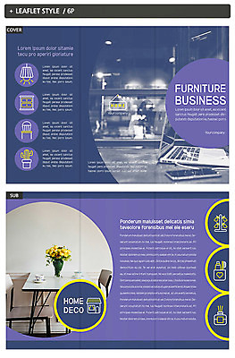 템플릿 표지디자인 표지 ZIP 내지 리플렛 3단접지 탁자 팜플렛 사람없음 노트북 인테리어 꽃병 인디자인 INDD 이미지템플릿 디자인 꽃 가구 전자제품 파일형식