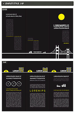 템플릿 표지디자인 표지 ZIP 내지 리플렛 3단접지 팜플렛 사람없음 건물 보름달 가교 인디자인 INDD 이미지템플릿 건축물 달 파일형식