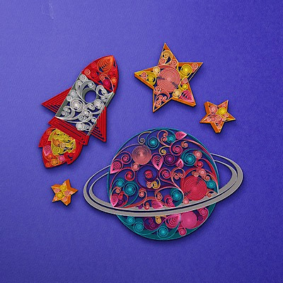 PSD 문양 별 일러스트 사람없음 우주 행성 로켓 페이퍼아트 국내일러스트 자연요소 파일형식