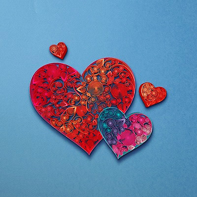 PSD 문양 종이 일러스트 사랑 사람없음 하트 페이퍼아트 질감 국내일러스트 모양 감정 파일형식