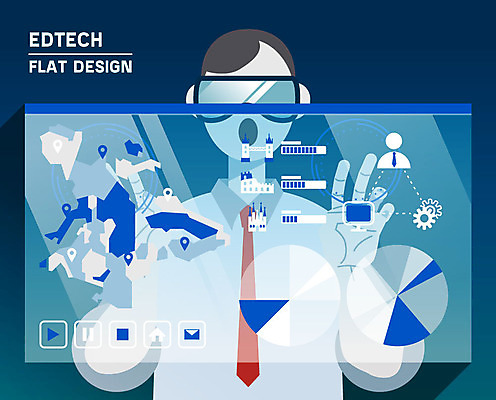 남자 지도 일러스트 한명 성인 사이버 스마트 원그래프 에듀 홀로그램 가상현실 오큘러스 4차산업 VR기기 국내일러스트 AI파일 1 산업 컨셉 그래프 사람 기계 에듀케이션 파일형식 벡터