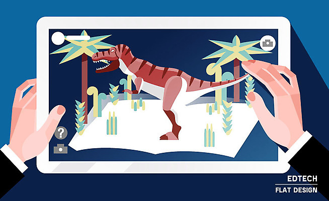 손 일러스트 신체부위 태블릿 사이버 스마트 공룡 온라인 티라노사우루스 증강현실 국내일러스트 AI파일 컨셉 파충류 사람 전자제품 스마트기기 육식공룡 파일형식 벡터