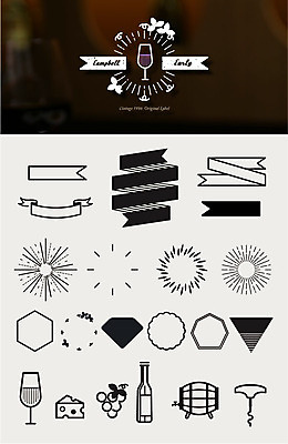 리본 일러스트 포도 치즈 사람없음 세트 라벨 와인 와인오프너 와인통 썬버스트 국내일러스트 AI파일 디자인 과일 유제품 프레임 주류 병따개 파일형식 벡터