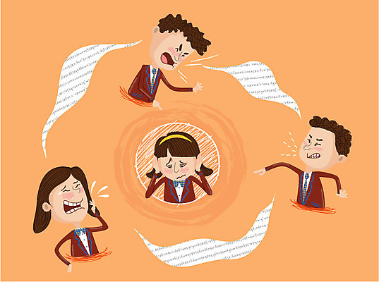 여자 남자 교복 일러스트 중학생 고등학생 스트레스 고등학교 여러명 상반신 가리킴 귀막기 중학교 비웃음 뒷담화 따돌림 왕따 학교폭력 국내일러스트 AI파일 학생 옷 다수 학교 청소년 표정 사람 손짓 폭력 험담 파일형식 벡터