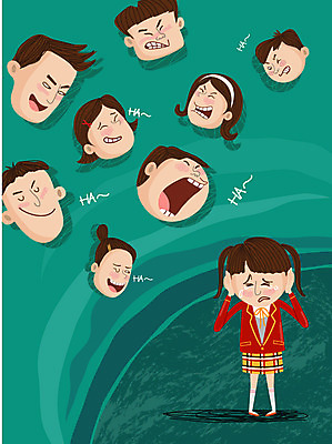 전신 여자 남자 교복 얼굴 일러스트 중학생 고등학생 스트레스 고등학교 여러명 울음 귀막기 눈물 중학교 비웃음 놀림 따돌림 왕따 학교폭력 국내일러스트 AI파일 학생 옷 감정 다수 학교 모션 청소년 표정 사람 손짓 신체부위 폭력 파일형식 벡터