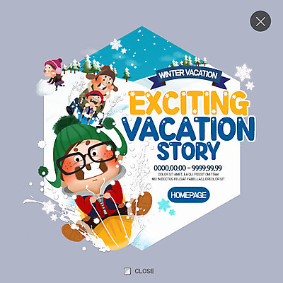 PSD 템플릿 여자 남자 어린이 웹템플릿 겨울 방학 팝업 웹팝업 여러명 눈 눈송이 즐거움 썰매 레이어팝업 흥미 이미지템플릿 자연요소 계절 감정 다수 컨셉 날씨 휴가 눈_날씨 사람 파일형식