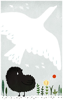 PSD 꽃 여러마리 일러스트 상상 동화 오리 사람없음 풀잎 백조 미운오리새끼 패러디 풀꽃 국내일러스트 식물 다수 잎 조류 풀_식물 파일형식