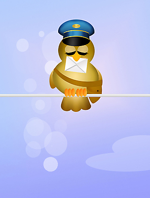 포토 JPG 해외이미지 직업 날개 일러스트 조류 봉투 안내 사람없음 만화 편지 우체부 비둘기 부리 과제 철사 분배 해외202004 해외포토 동물 파일형식 이미지허브