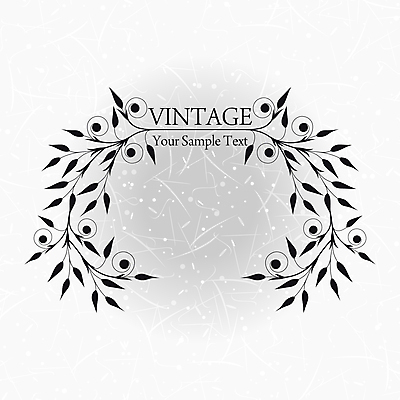 JPG 해외이미지 백그라운드 잎 곡선 일러스트 프레임 타이포그라피 사람없음 회색 빈티지 잎줄기 해외202004 해외일러스트 식물 문자 선 줄기 컬러 컨셉 파일형식 이미지허브