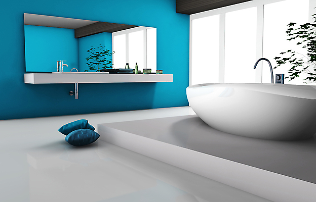 포토 JPG 해외이미지 식물 디자인 가구 건축양식 창문 휴식 바닥 아파트 주택 실내 사람없음 내부 장식 파란색 빛 수건 목욕 거울 방 욕실 흰색 재산 고급 싱크대 수도꼭지 변기통 위생관리 스타일 해외202004 해외포토 건축 컬러 생활용품 컨셉 관리 건물 금융 위생용품 청결 개수대 파일형식 이미지허브