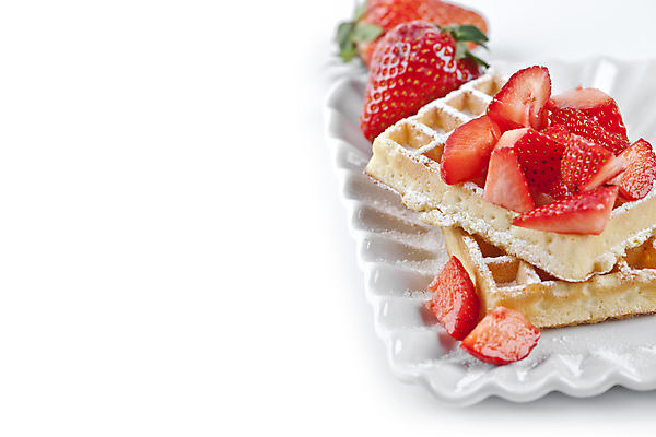 포토 JPG 해외이미지 접시 조각 딸기 사람없음 와플 슈가파우더 해외포토 식기 과일 디저트 파일형식 이미지허브