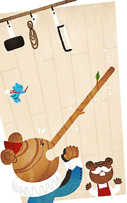 PSD 나무 안경 밧줄 일러스트 곰 상상 동화 수염 세마리 사람없음 작업실 망치 코 톱 패러디 피노키오 국내일러스트 식물 동물 잡화 줄 포유류 3 신체부위 공구 파일형식