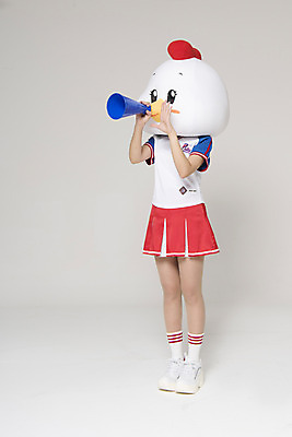 포토 JPG 스튜디오촬영 전신 여자 응원 새해 실내 한명 옆모습 30대 확성기 외침 닭띠 닭 닭캐릭터 치어리더 응원복 닭머리 동물탈 인형탈 성인여자한명만 정유년 국내포토 1 옷 뷰포인트 동물캐릭터 조류 사람 내부 장년 소리 십이지신 탈 여자한명만 성인여자만 파일형식 2017년
