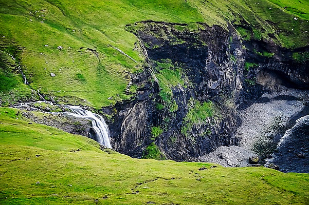 포토 JPG 주간 해외풍경 자연 풍경 사람없음 야외 절벽 폭포 페로제도 보가르섬 국내포토 자연요소 해외 섬 덴마크 생태계 파일형식
