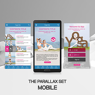 PSD 서양인 외국인 템플릿 여자 웹템플릿 요가 모바일 건강 여러명 20대 성인 스마트폰 모바일템플릿 모바일웹 패럴렉스 이미지템플릿 웰빙 다수 사람 인종 청년 핸드폰 스마트기기 파일형식