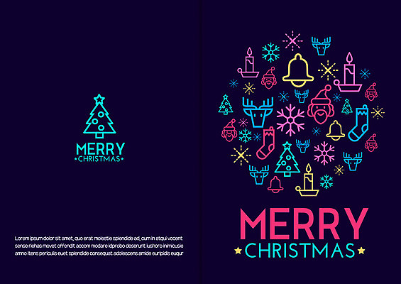 템플릿 크리스마스 겨울 카드템플릿 초 크리스마스카드 사람없음 크리스마스트리 산타클로스 종 눈송이 연말연시 이미지템플릿 AI파일 계절 기념일 카드_감사 눈_날씨 파일형식 벡터