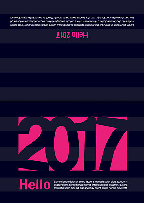 템플릿 카드템플릿 새해 사람없음 연하장 연말연시 HELLO 신년카드 2017년 정유년 이미지템플릿 AI파일 카드_감사 인사 카드 연도 파일형식 벡터