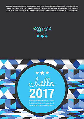 템플릿 무늬 카드템플릿 새해 사람없음 연하장 연말연시 기하학 신년카드 2017년 정유년 이미지템플릿 AI파일 카드_감사 카드 연도 파일형식 벡터