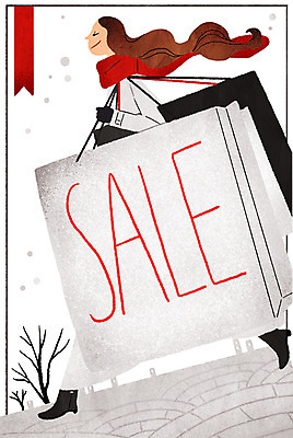 전신 PSD 옷 여자 겨울 일러스트 한명 성인 생활 쇼핑 쇼핑백 세일 걷기 눈 국내일러스트 자연요소 1 계절 가방 모션 날씨 사람 파일형식