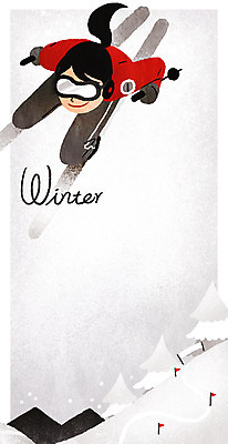 전신 PSD 나무 여자 겨울 일러스트 스키 산 한명 성인 생활 눈 언덕 국내일러스트 자연요소 식물 1 계절 날씨 겨울스포츠 사람 파일형식