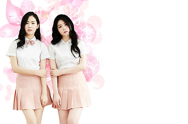 PSD 편집이미지 여자 포즈 남방 서기 상반신 20대 성인 두명 앞모습 친구 한국인 플리츠스커트 성인여자만 트윈룩 이미지편집 옷 뷰포인트 셔츠 관계 모션 사람 동양인 청년 치마 여자만 성인만 파일형식