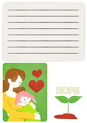 PSD 여자 딸 일러스트 안기 청소년 엄마 프레임 상반신 성인 두명 새싹 희망 하트 프레임일러스트 국내일러스트 모양 식물 감정 가족 모션 사람 파일형식