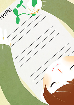 PSD 남자 일러스트 청소년 프레임 한명 상반신 10대 새싹 희망 메모지 그리기 크레파스 프레임일러스트 국내일러스트 식물 1 감정 모션 학용품 사람 사무용품 파일형식