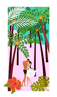 주간 전신 커플 여자 남자 꽃 행복 여유 데이트 일러스트 신혼부부 휴식 나뭇잎 키스 서기 성인 해변 두명 야자수 하와이 트로피컬아트 국내일러스트 AI파일 자연요소 나무 식물 부부 감정 바다 컨셉 잎 관계 모션 사람 미국 애정표현 그림 신혼 파일형식 벡터