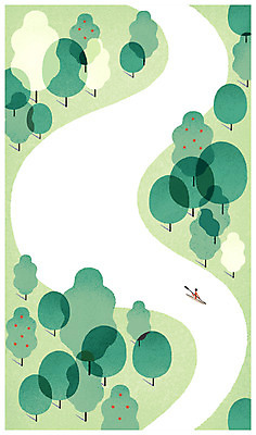 전신 PSD 나무 백그라운드 일러스트 자연 한명 풍경 성인 강 카누 감성 선박 국내일러스트 식물 1 컨셉 수상교통 사람 수상스포츠 생태계 파일형식