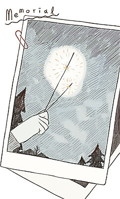 PSD 손 일러스트 불꽃놀이 한명 신체부위 추억 클립 폴라로이드사진 감성 아이템 기념사진 국내일러스트 1 컨셉 놀이 사람 폴라로이드 파일형식