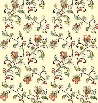 꽃 선 줄기 백그라운드 패턴 일러스트 사람없음 젠탱글 국내일러스트 AI파일 식물 무늬 파일형식 벡터